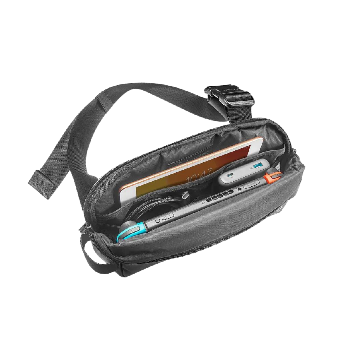 Tomtoc Explorer - T21 SlingBag with Minimalist EDC Design S | Black