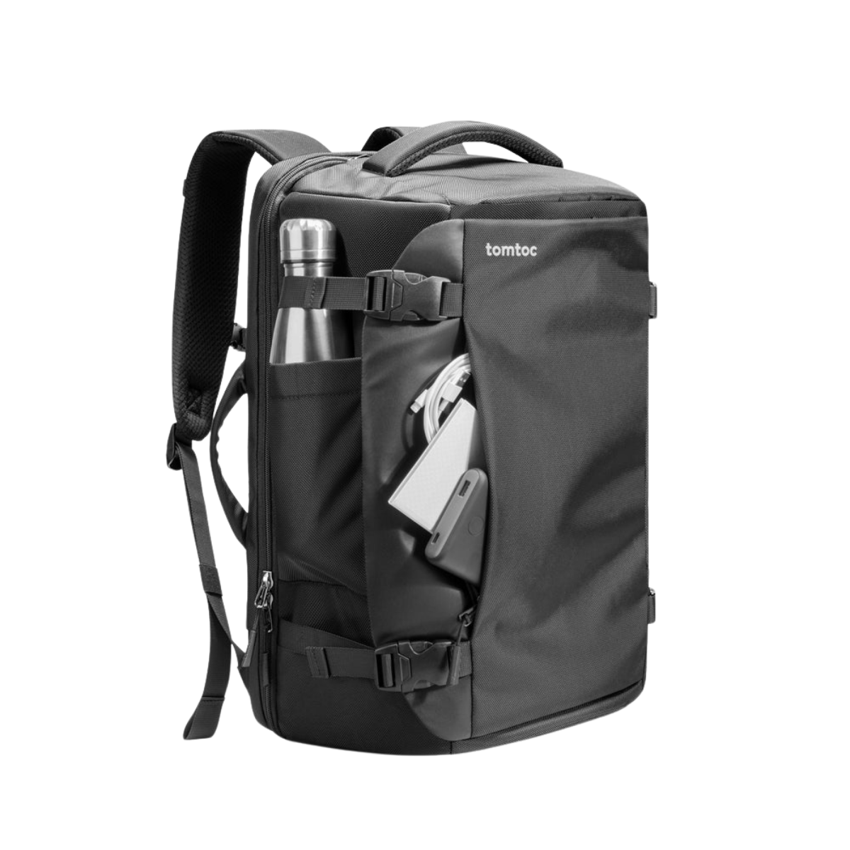 Tomtoc Navigator - T66 Travel Laptop Backpack 40L | Black