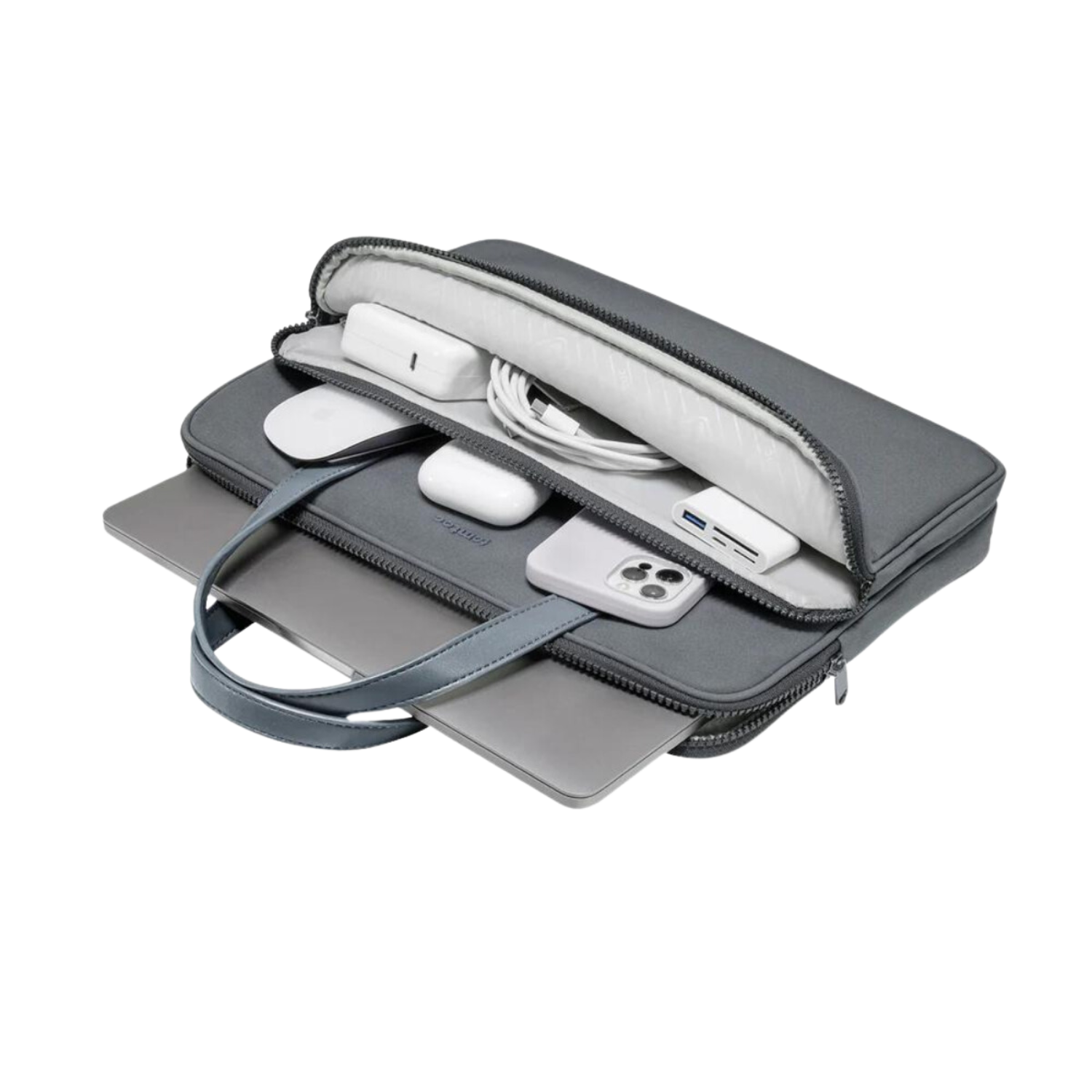 Tomtoc Versatile A11 Laptop Handbag For 14-inch MacBook Pro M3/M2/M1 | Grey